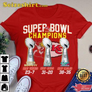 Kansas City Chiefs Football Team Super Bowl Champions T-Shirt