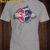Kansas City Chifes Heart Beat Tee Shirt