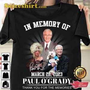 Lily Savage In Memory Of Paul O Grady 2023 T-Shirt