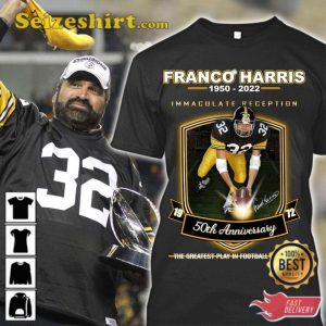 Franco Harris Football Immaculate Reception Tee Shirt