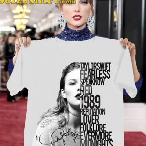 Taylor Fearless Speaknow Red 1989 Repution Lover Folklore Evermore Midnights Shirt