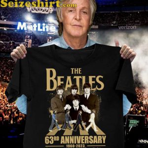 The Beatles Rock Band 1960 2023 63rd Anniversary T-Shirt