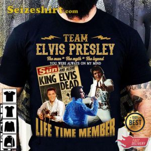 Team Elvis Presley Life Time Member T-Shirt