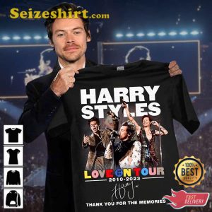 Harry Styles Singer Love On Tour 2010 2023 Tee Shirt