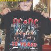 AC DC Rock Band 50 Years Anniversary 1973-2023 Shirt