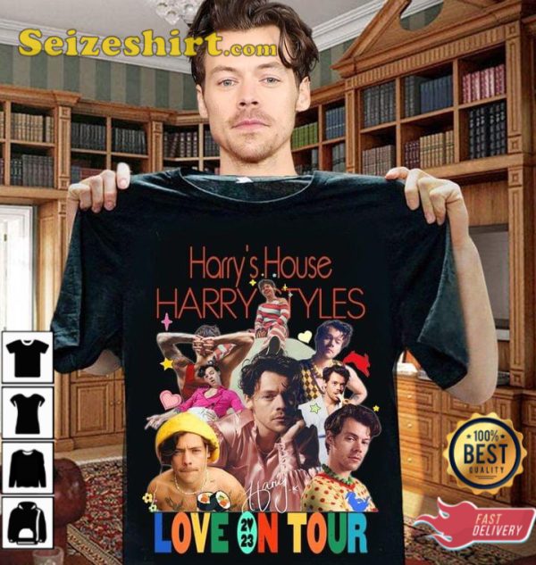 Harry Styles Harrys House Love On Tour 2023 Gift For Fan T-Shirt