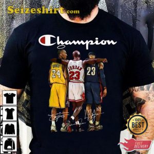 Champion Michael Jordan NBA Fan Jerseys T-Shirt