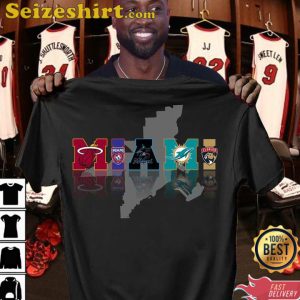 THE BEST Professional Sports Teams In Miami T-Shirt