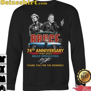 Bruce Springsteen 74th Anniversary 1949 2023 T-Shirt