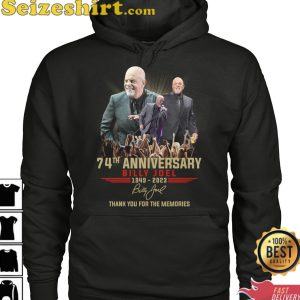 Billy Joel 74th Anniversary 1949 2023 T-Shirt