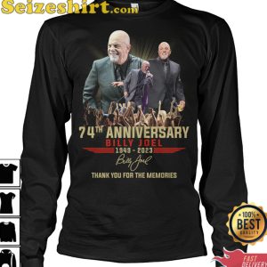 Billy Joel 74th Anniversary 1949 2023 T-Shirt