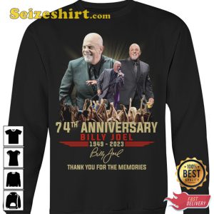 Billy Joel 74th Anniversary 1949 2023 T-Shirt