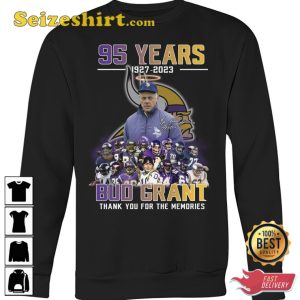 95 Years 1927 2023 Bub Grant Thank You For The Memories T-Shirt