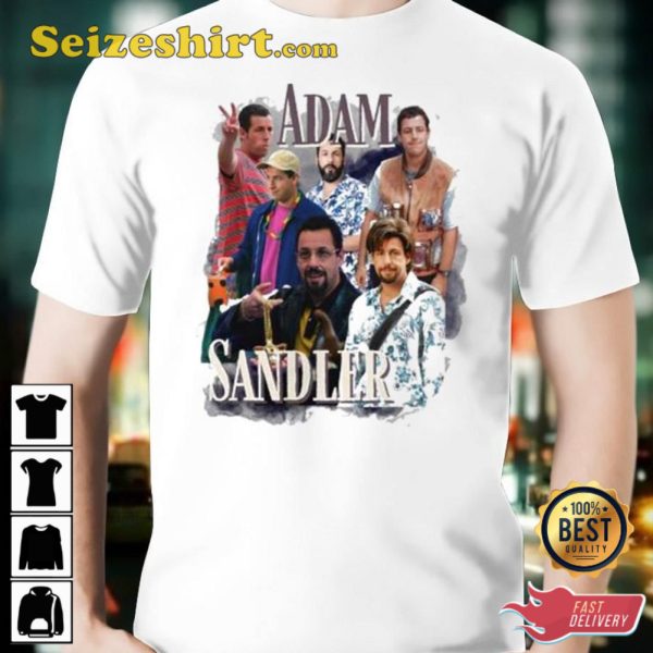 Adam Sandler Comedian Funny Movie Vintage T-Shirt