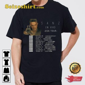 Alejandro Sanz Sanz En Vivo Tour 2023 T-shirt