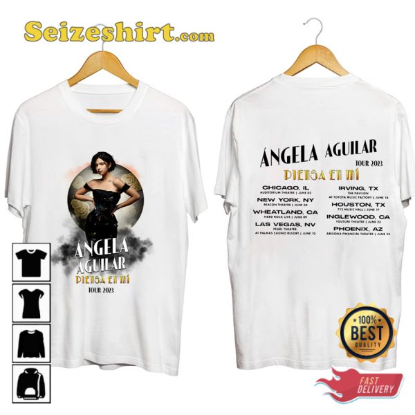 Angela Aguilar Tour Piensa En Mi 2023 T-shirt