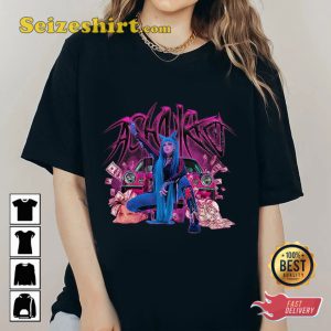 Ashnikko Tour Music Concert Rapper Fan Gift T-shirt