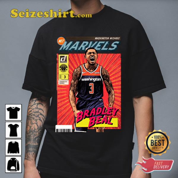 Bradley Beal Basketball Washington Wizards T-Shirt