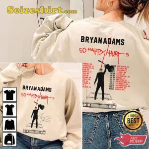 Bryan Adams So Happy Hurts World Tour 2023 Unisex T-Shirt