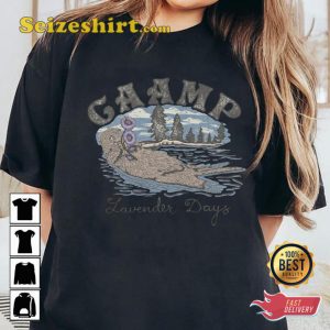 CAAMP Band Tour Lavender Days Fan Gift T-shirt