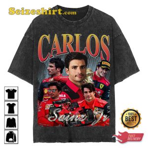 Carlos Sainz Jr Formula One Racing Gift For Fan Unisex T shirt