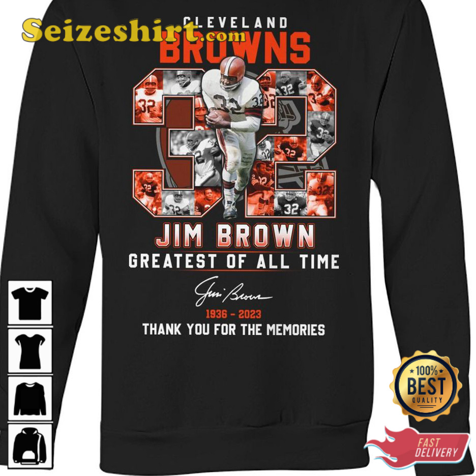 Jim Brown 1936-2023 T-Shirt - Bunbotee