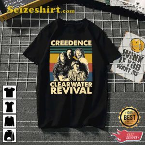 Creedence Clearwater Revival Rock Band Vingate T-Shirt
