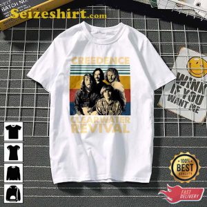 Creedence Clearwater Revival Rock Band Vingate T-Shirt