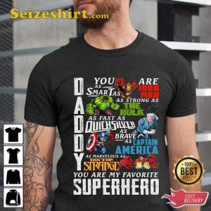 Daddy Superhero Super Dad Avengers Shirt Marvelous Dad Father’s Day Thor Avengers Shirt  Fathers Day 2023