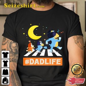 Dadlife Blueys Dad Life Family Lover In My Life Fathers day Vintage T-Shirt