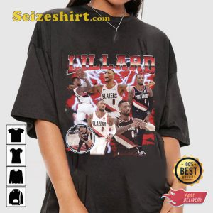 Damian Lillard Basketball Portland Trail Blazers T-Shirt