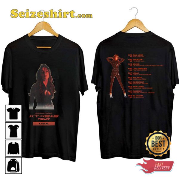 Danna Paola 2023 XT4S1S Tour USA T-shirt