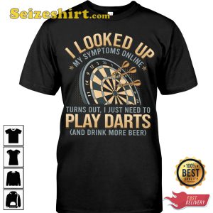 Darts Looked Up Symptoms 2023 Classic T-Shirt