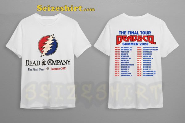 Dead And Company The Final Tour Summer Tour 2023 T-Shirt