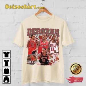 Demar Derozan Basketball Chicago Bulls Team T-Shirt