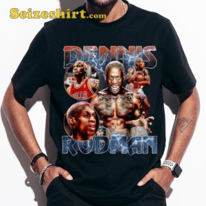 Dennis Rodman The Worm NBA Basketball T-shirt