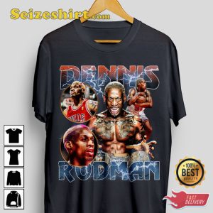 Dennis Rodman The Worm NBA Basketball T-shirt