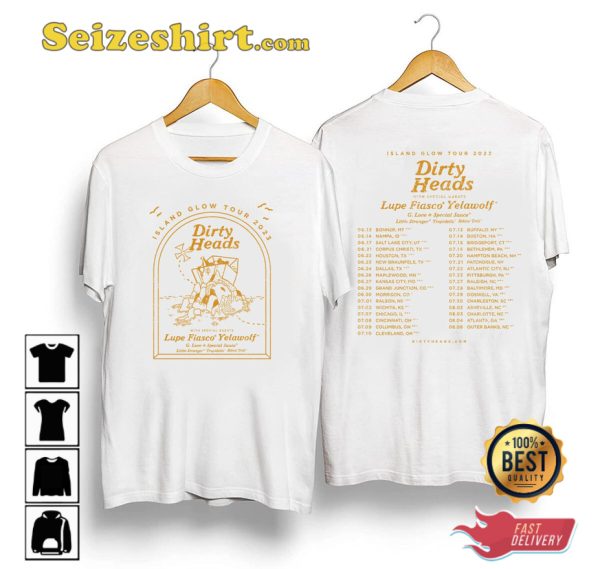 Dirty Heads Band 2023 Glow Tour T-shirt