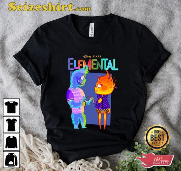 Disney And Pixars Elementa Natural Charmers T-Shirt