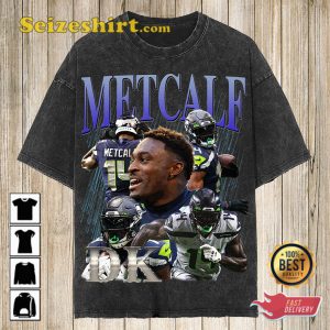 Dk Metcalf Vintage Washed Shirt Wide Receiver Homage Graphic
