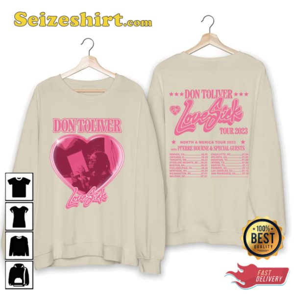 Don Toliver Love Sick World Tour 2023 Gift Fan T-Shirt