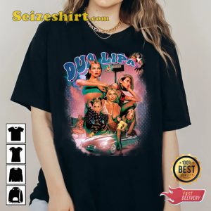 Dua Lipa Dula Peep Music Tour Fan Gift T-shirt