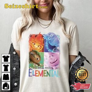 Elemental 2023 Movie Disney Pixar Unisex T-Shirt