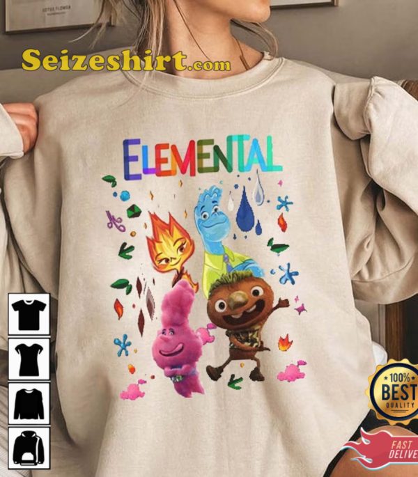 Elemental 2023 Movie Trending Unisex T-Shirt