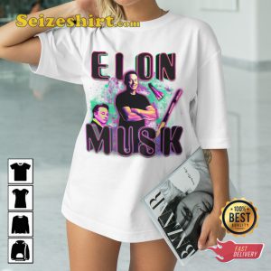 Elon Musk Tesla Gift For Fan Graphic T-shirt