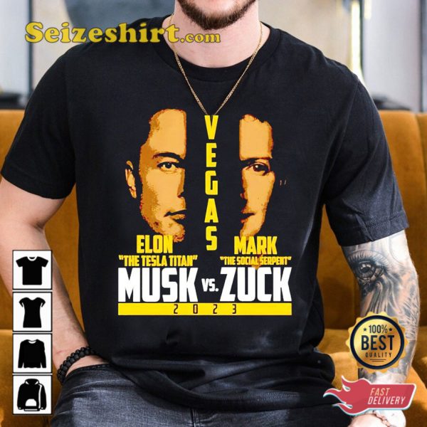 Elon Musk Vs Mark Zuckerberg UFC Fight T-shirt