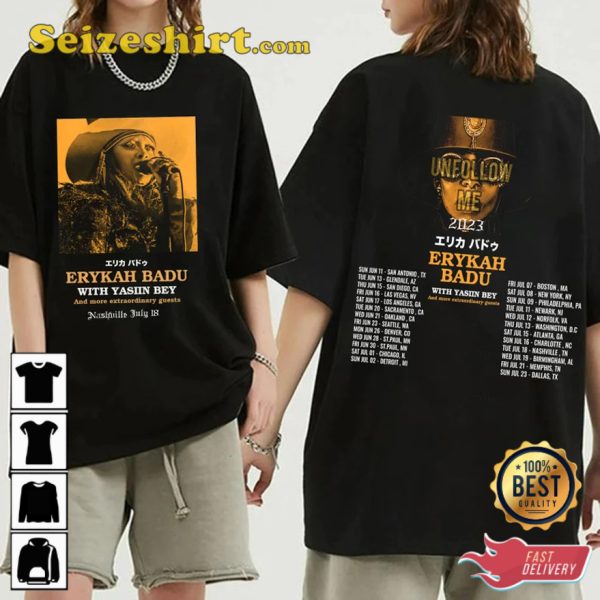 Erykah Badu tour 2023 Gift For Fan T-Shirt