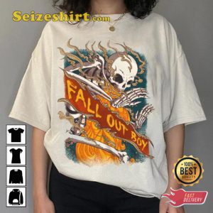 Fall Out Boy Skeleton Fan Gift Graphic T-shirt