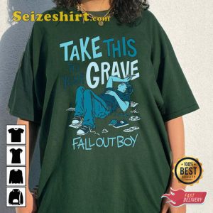Fall Out Boy Tour Take This To Your Grave Album 2023 T-shirt