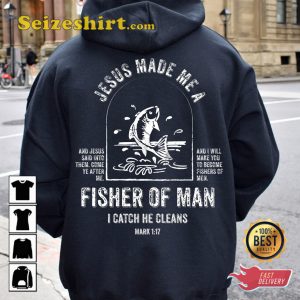 Fisher Of Man Funny Graphic T-shirt